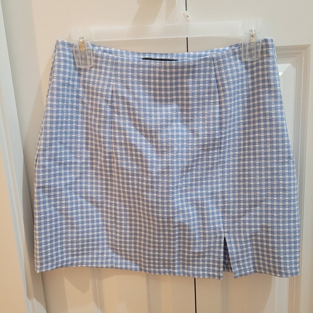 Forever 21 Gingham Plaid Mini Skirt